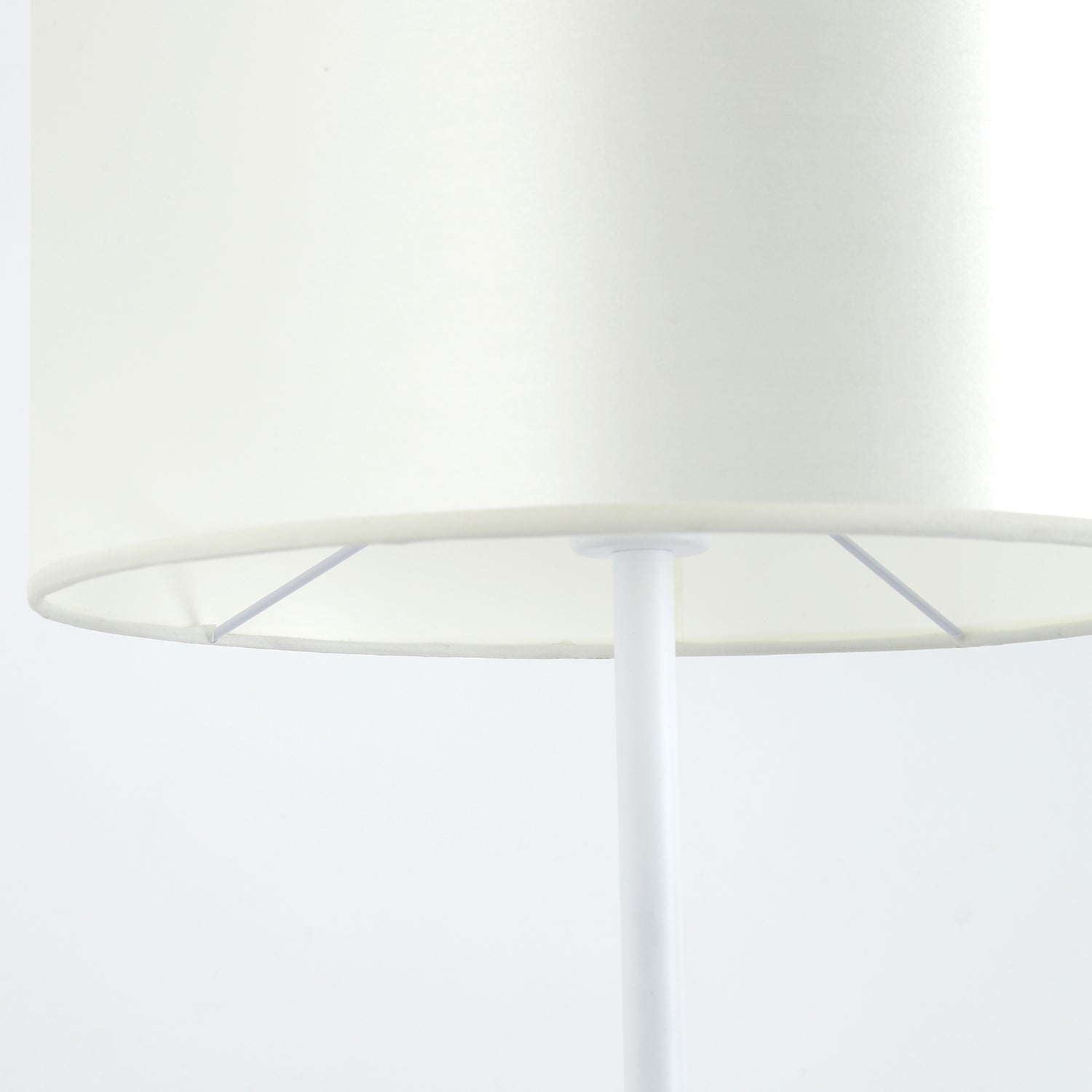Lampadaire avec tablettes Steppa Blanc et Bois