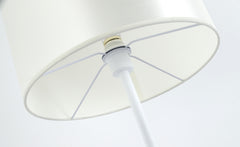 Lampadaire avec tablettes Steppa Blanc et Bois