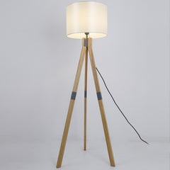 Lampadaire scandinave Wanda Bois et Blanc