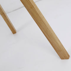 Lampadaire scandinave Wanda Bois et Blanc