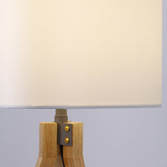Lampe de table Wanda Bois et Blanc