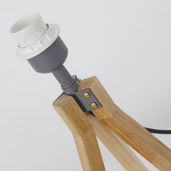 Lampe de table Wanda Bois et Blanc