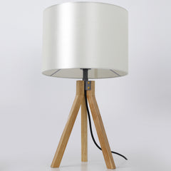 Lampe de table Wanda Bois et Blanc