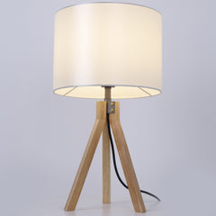 Lampe de table Wanda Bois et Blanc