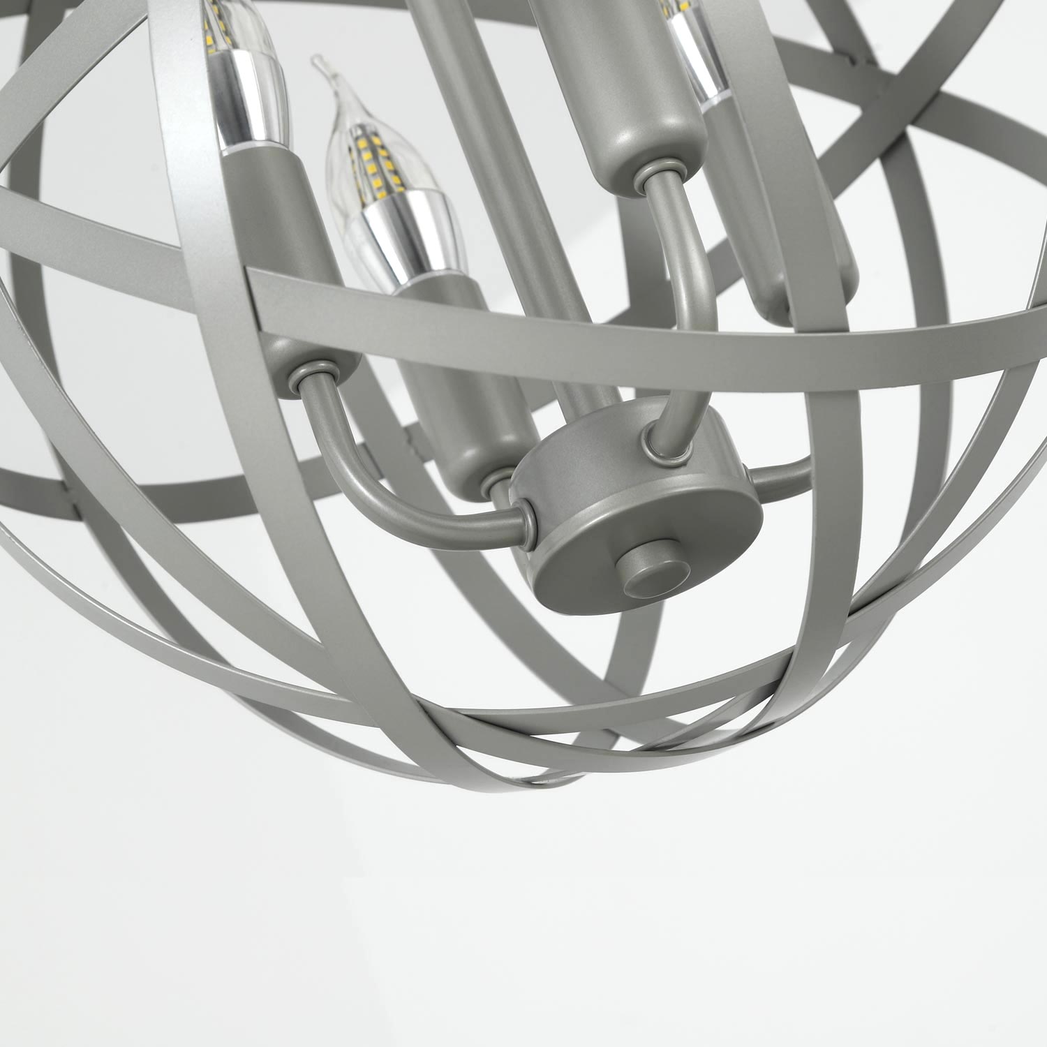 Suspension Jupiter Métal Gris