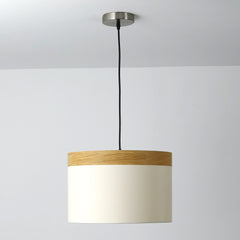 Suspension Lima Crème et Bois clair