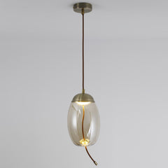 Suspension Odalia Verre Transparent fumé