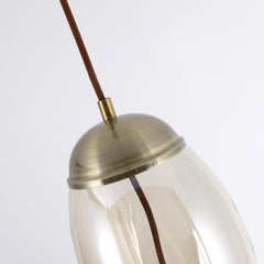 Suspension Odalia Verre Transparent fumé