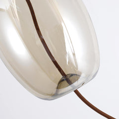 Suspension Odalia Verre Transparent fumé