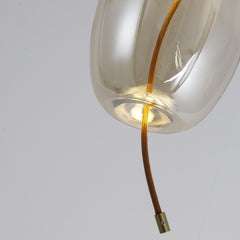 Suspension Odalia Verre Transparent fumé