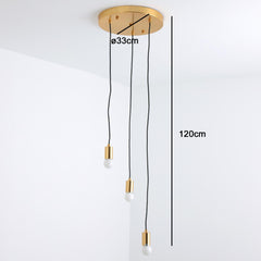 Suspension Triplado Métal Or
