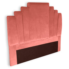 Tête de lit Avera velours rose 140 cm