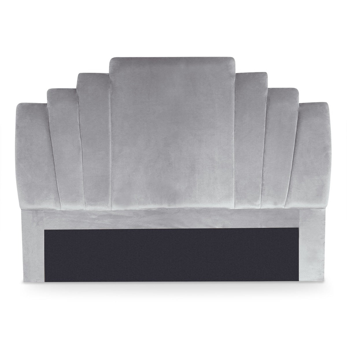 Tête de lit Arena 160 cm Velours Argent