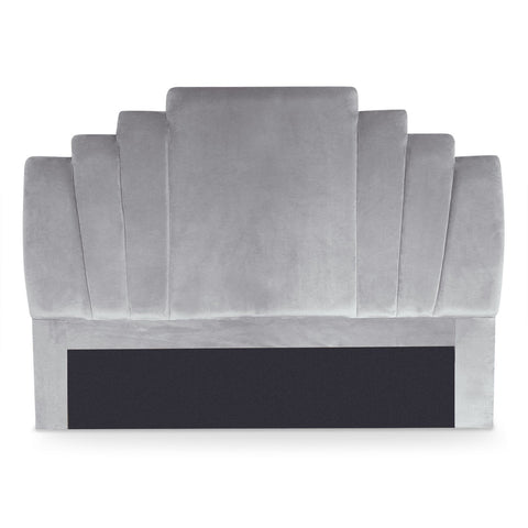 Tête de lit Arena 160 cm Velours Argent