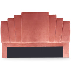 Tête de lit Avera velours rose 180 cm