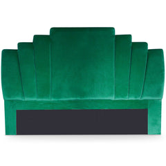 Tête de lit Avera velours vert 180 cm