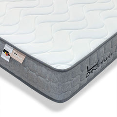 Pack Lit-coffre Songe + Matelas Bedream 160x200cm Tissu Beige