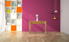 Bureau Polomia 1 tiroir Bois et Or