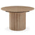 Table ronde extensible bois Sonoma 120-160 cm avec pied central colonne