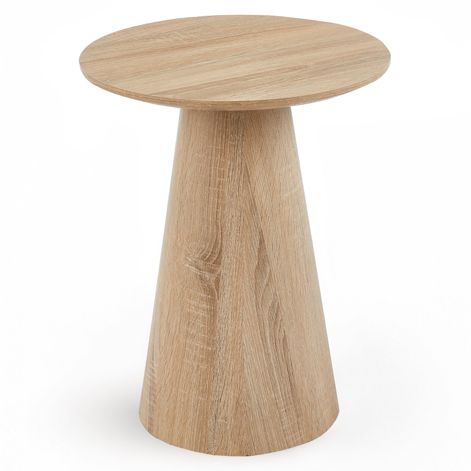 Ensemble de 2 tables basses rondes Callie Chêne clair