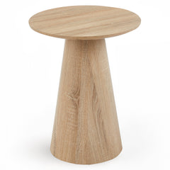 Ensemble de 2 tables basses rondes Callie Chêne clair