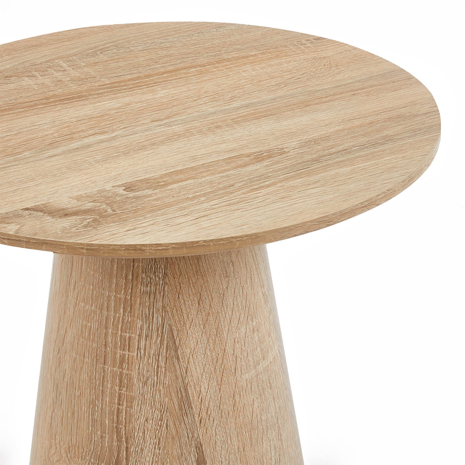 Ensemble de 2 tables basses rondes Callie Chêne clair