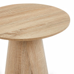 Ensemble de 2 tables basses rondes Callie Chêne clair