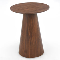 Ensemble de tables basses Ciria rondes bois foncé