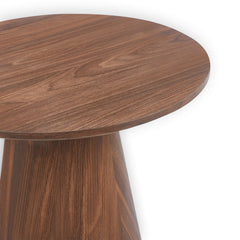 Ensemble de tables basses Ciria rondes bois foncé