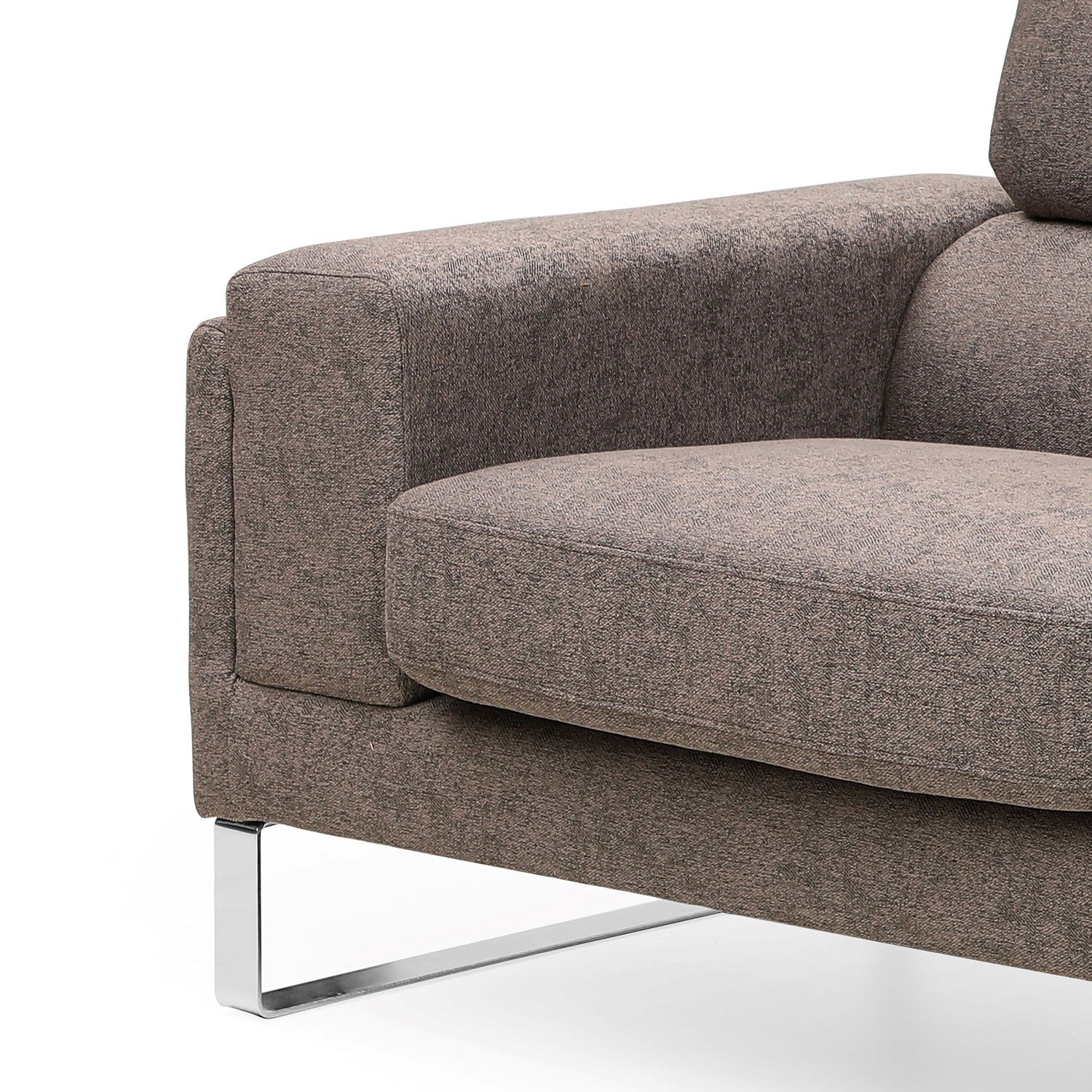 Canapé Barth 2 places Tissu Taupe