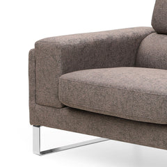 Canapé Barth 2 places Tissu Taupe