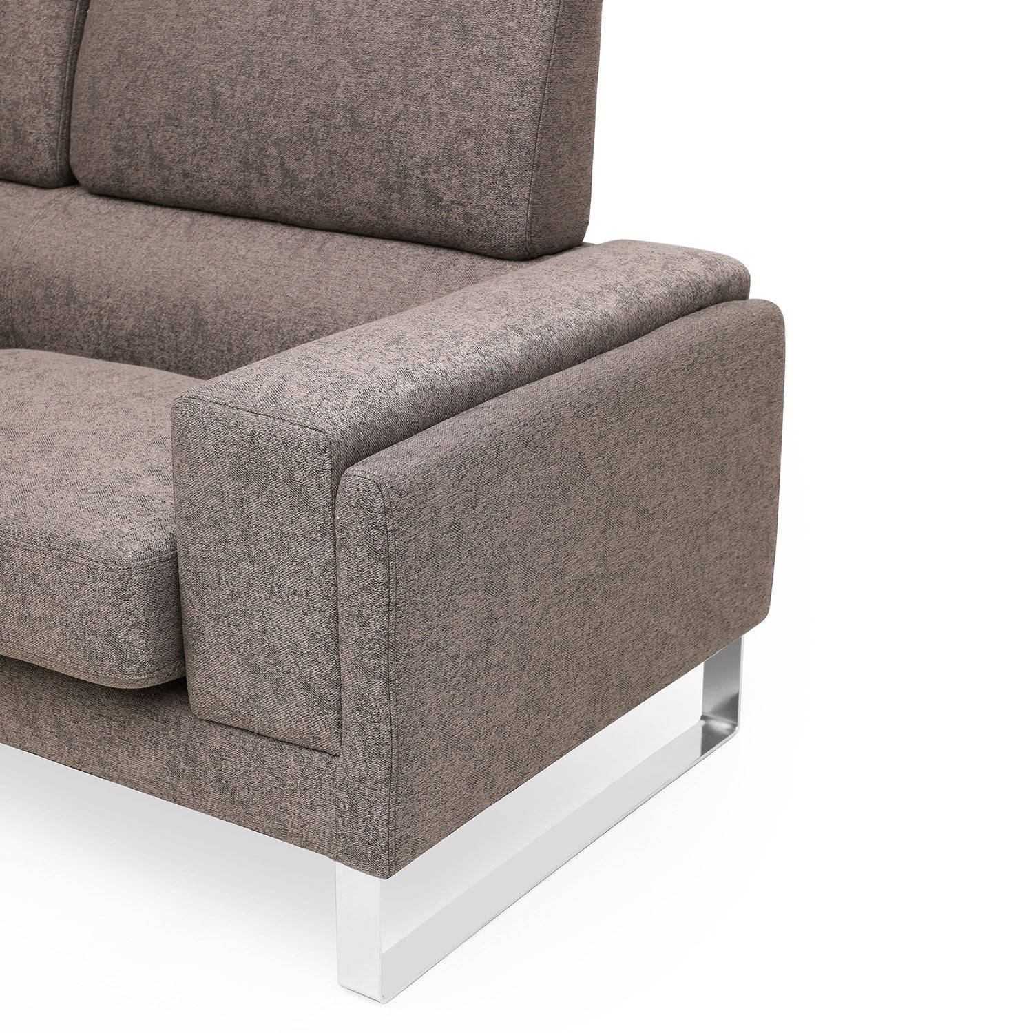 Canapé Barth 2 places Tissu Taupe