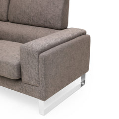 Canapé Barth 2 places Tissu Taupe
