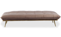 Canapé convertible clic-clac Fabrice Velours Taupe
