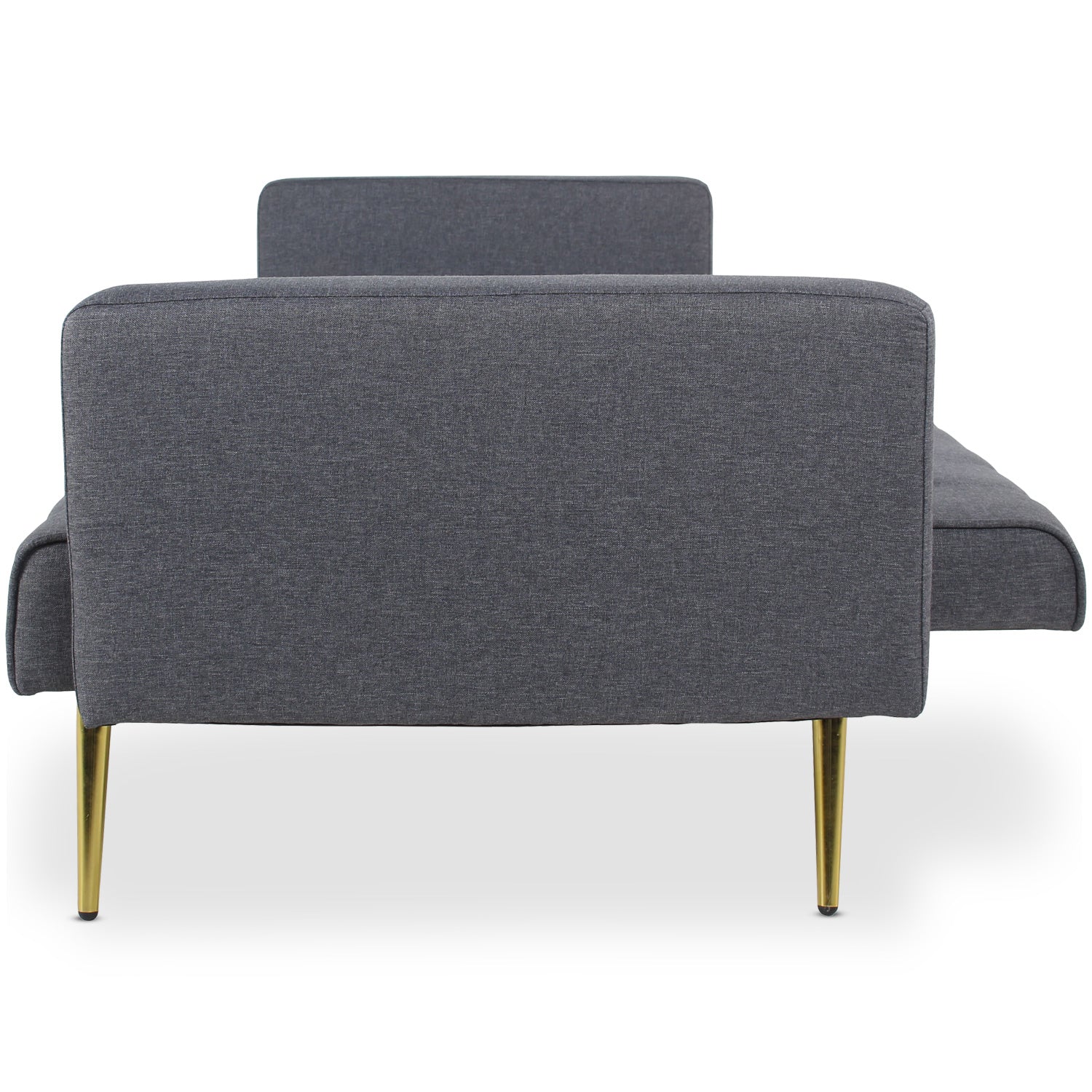 Canapé convertible clic-clac Justy Tissu Gris foncé