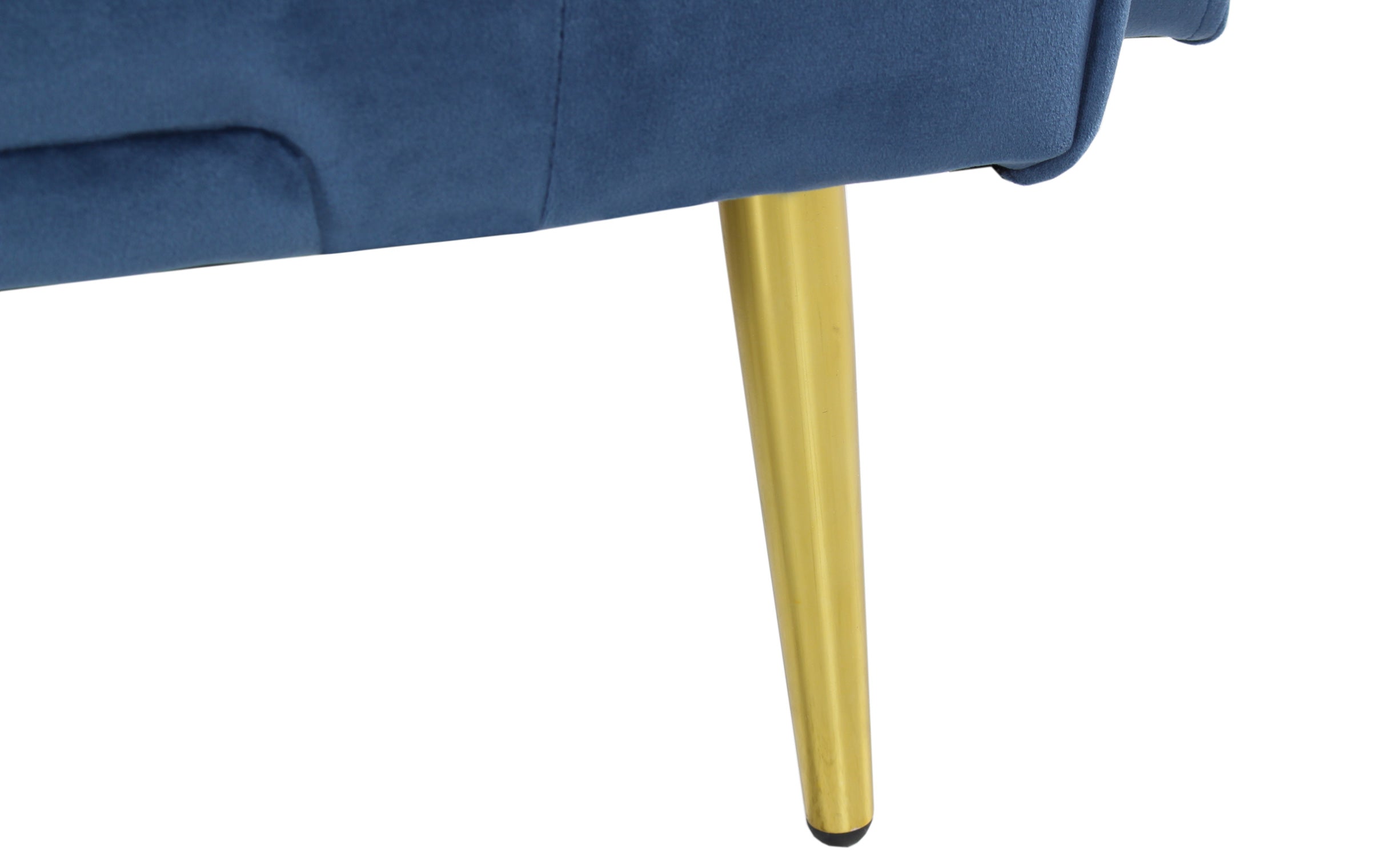 Canapé convertible clic-clac Justy Velours Bleu