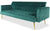 Canapé convertible en velours vert