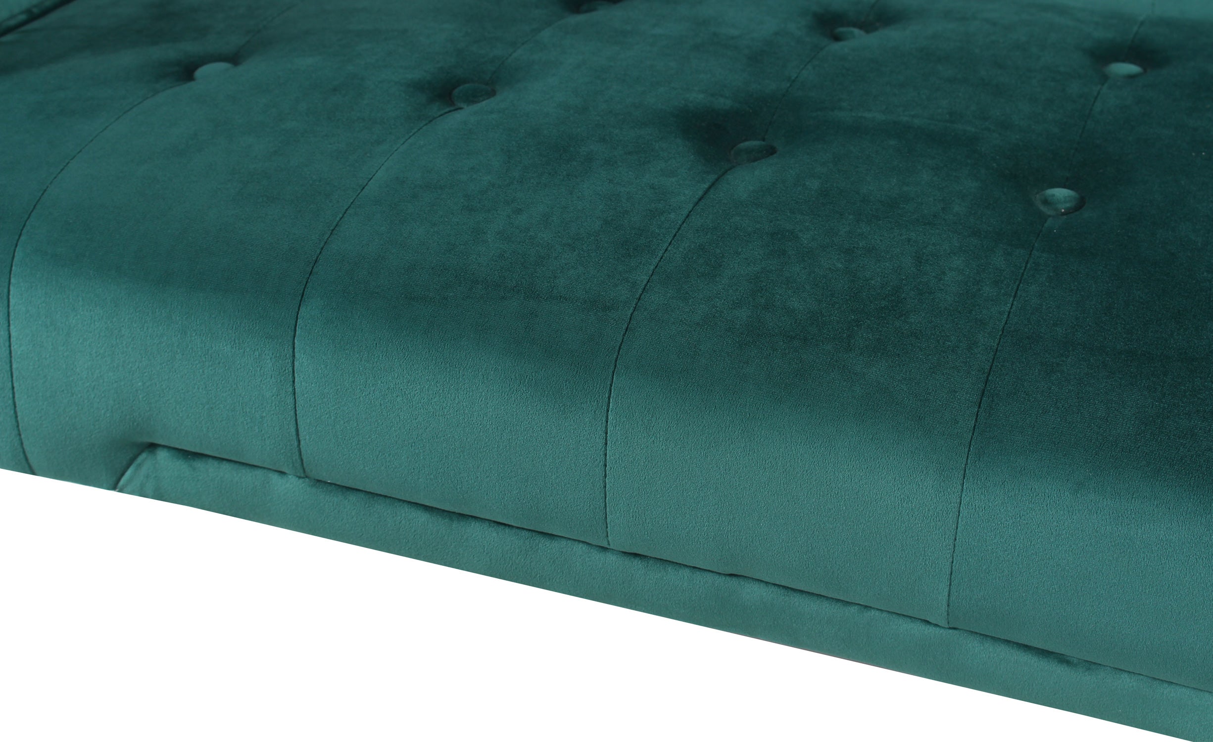 Canapé convertible clic-clac Justy Velours Vert