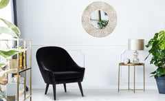 Fauteuil velours noir Amayta scandinave
