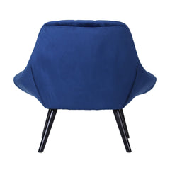 Fauteuil Danios Velours Bleu