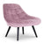 Fauteuil Danios Velours Rose