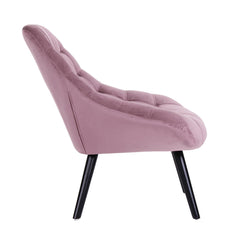 Fauteuil Danios Velours Rose