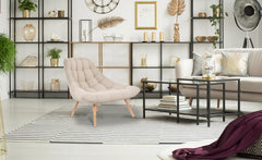 Fauteuil Danios Tissu Beige