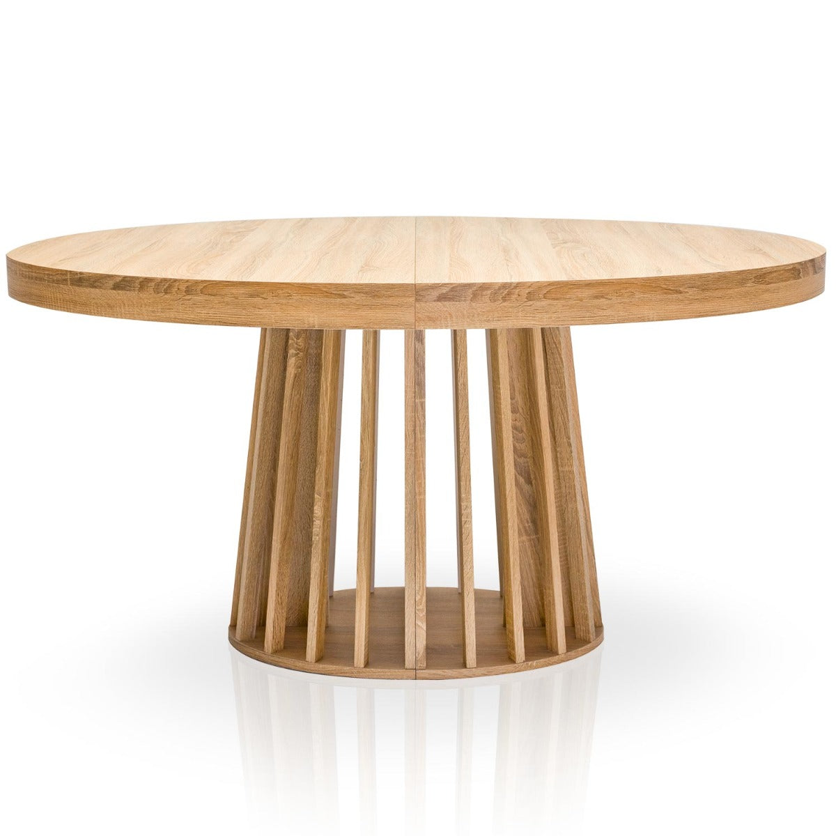 Table ronde extensible Eliza Chêne clair
