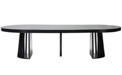 Table extensible ovale Avintos noir