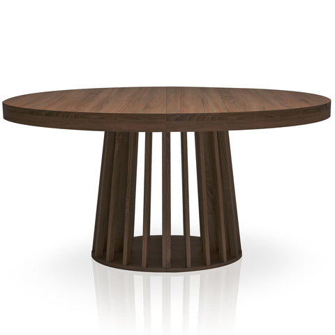 Table à manger extensible Avintos bois noisette