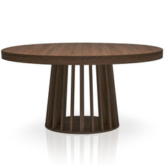 Table à manger extensible Avintos bois noisette