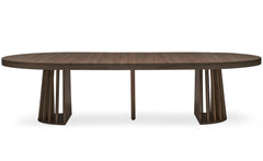 Table à manger extensible Avintos bois noisette