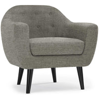 Fauteuil scandinave Fidelio Tissu Taupe