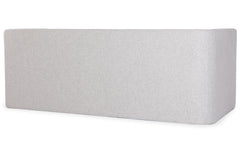 Canapé moderne 3 places style cubique Fredonia Tissu Gris